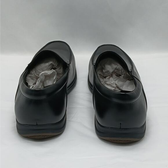 Giorgio Brutini Abrams Mens Dress Shoes 9.5 Black Leather Slip On Memory Foam - Picture 7 of 11